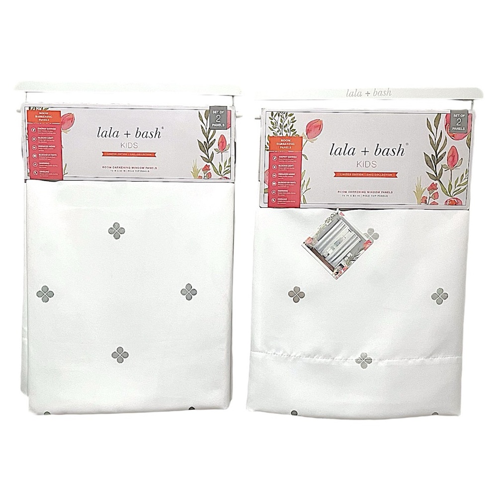 lala + bash kids curtain panels - 4 panels